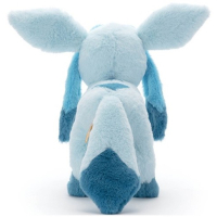 Officiële Pokemon knuffel Glaceon KutaKutaTatta 36cm lang Takara tomy (Medium)